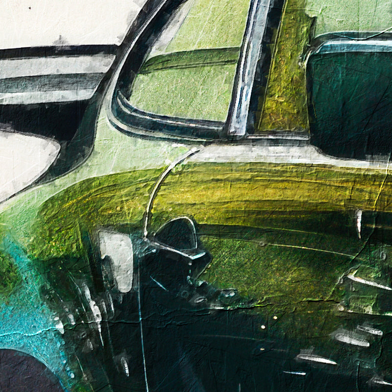Porsche-Grün-Kunst