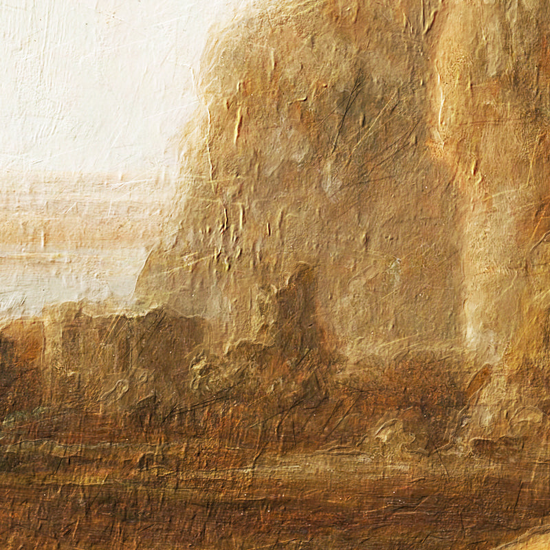Bergachtig landschap met kasteelruïne - Aelbert Cuyp