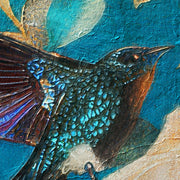 Vintage vrouw schilderij