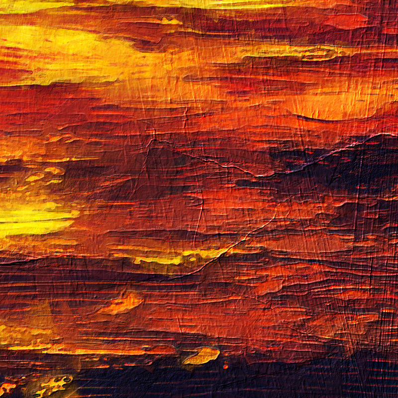 Zonsondergang in de natuur