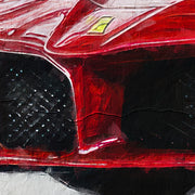Schilderij Ferrari rood