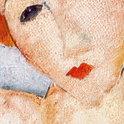 Junge Rothaarige im Abendkleid – Amedeo Modigliani