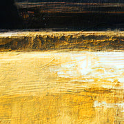 Gouden porsche schilderij