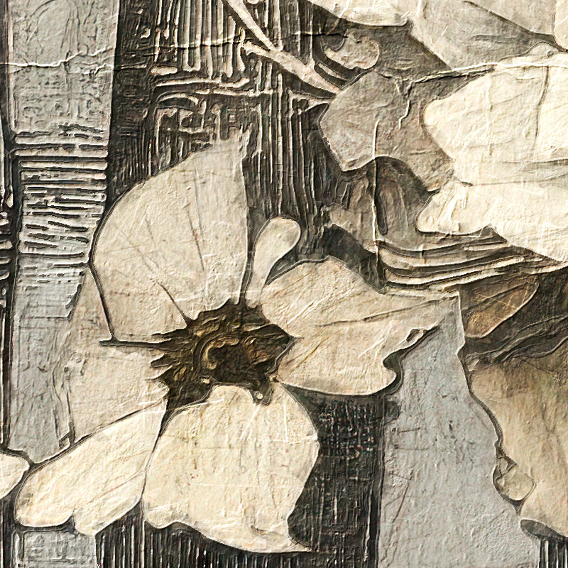 Vrouw met bloemen en vogels II