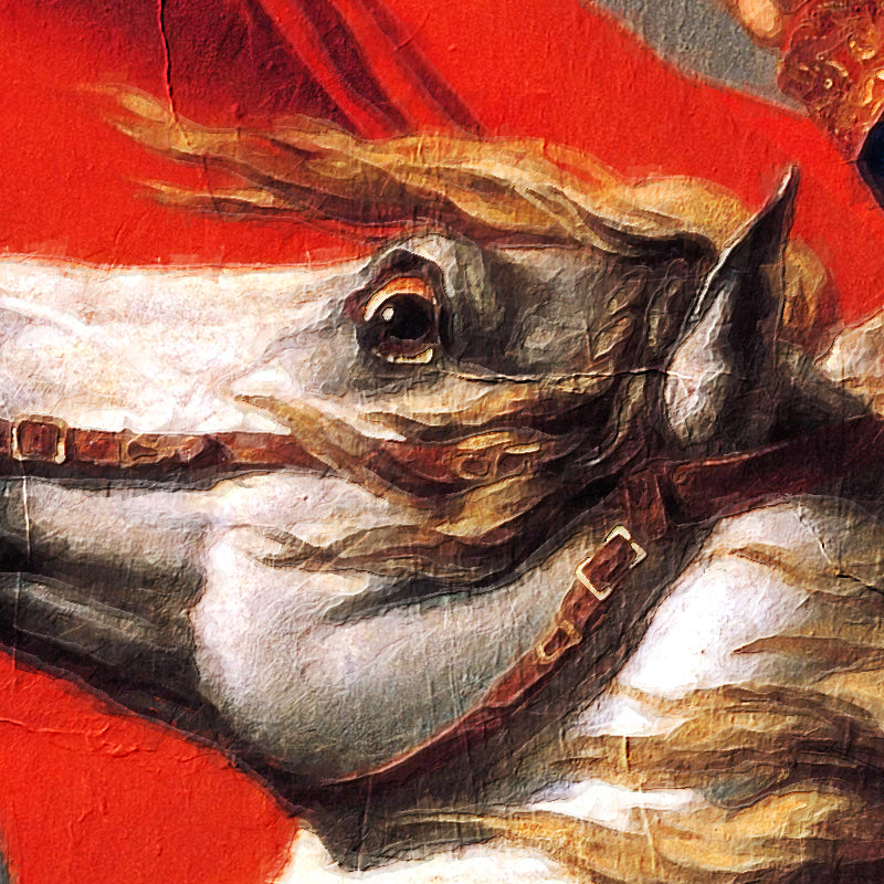 Napoleon beim Überschreiten der Alpen – Jacques-Louis David