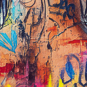Graffiti-Frau