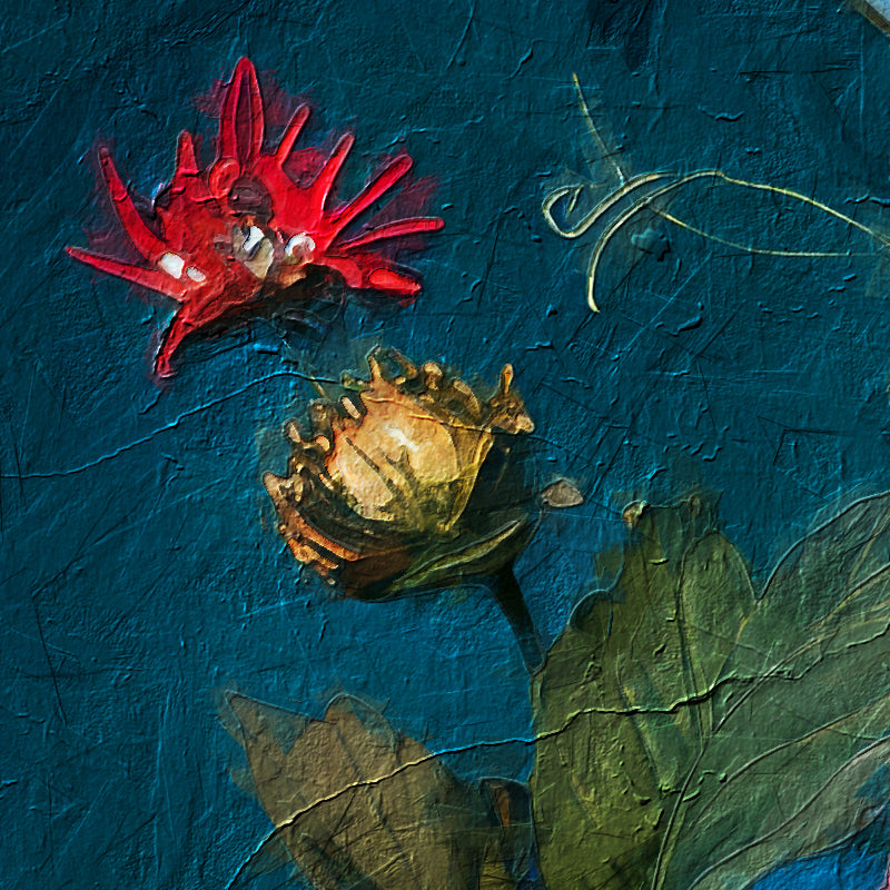 Prachtige bloemen schilderij