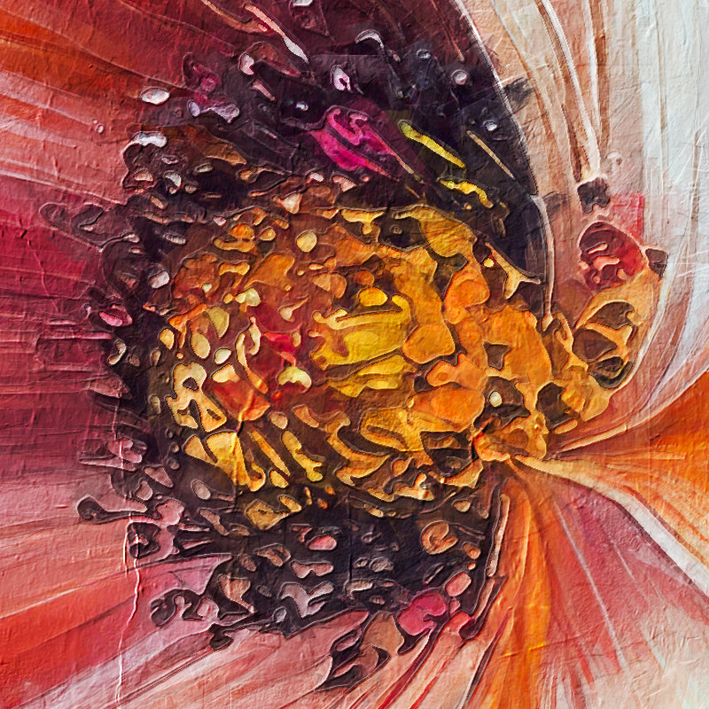 Zwei Blumen Gemälde II