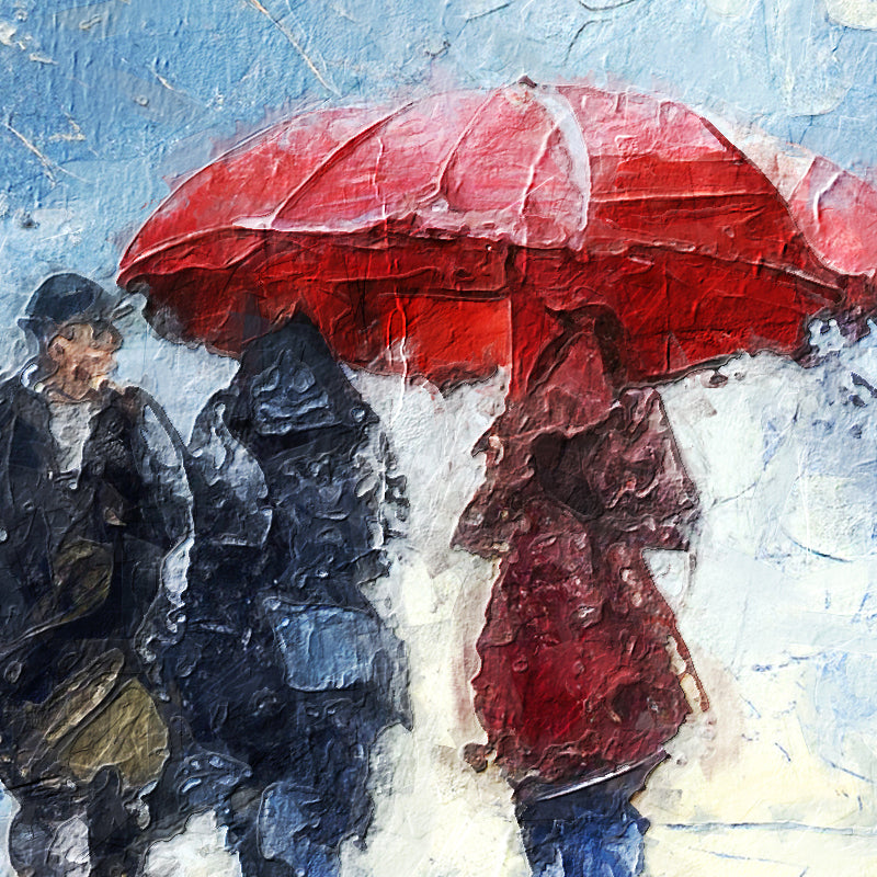 Wandern im Regen