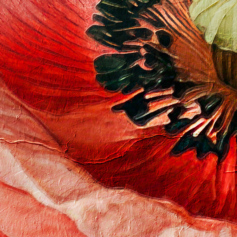 Frau mit einer großen Blume II