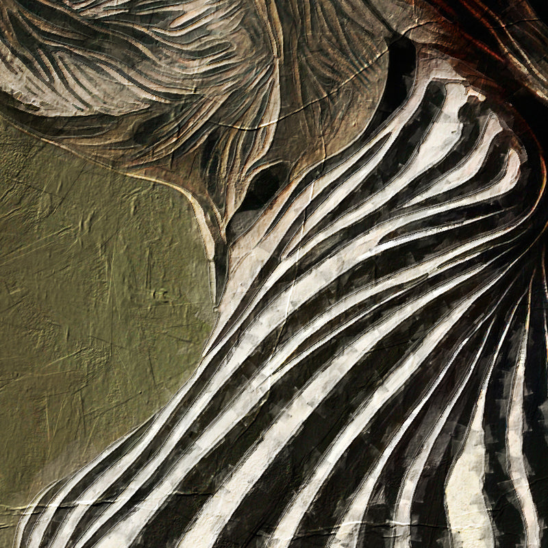 Anthropomorphes Zebra