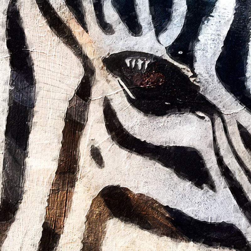 Gemälde Zwei Zebras