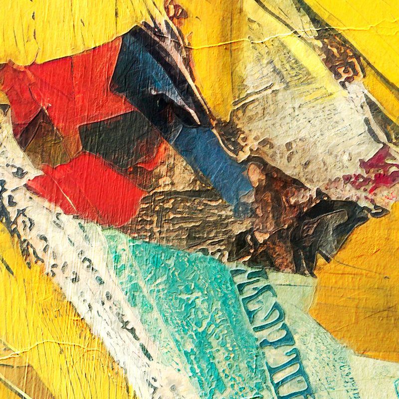 Frau Mixed-Media-Kunst