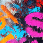 Schönes Frauengraffiti