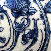Fisch im Delfter-Blau-Stil