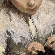 Die kleine Strickerin - Bernard Blommers