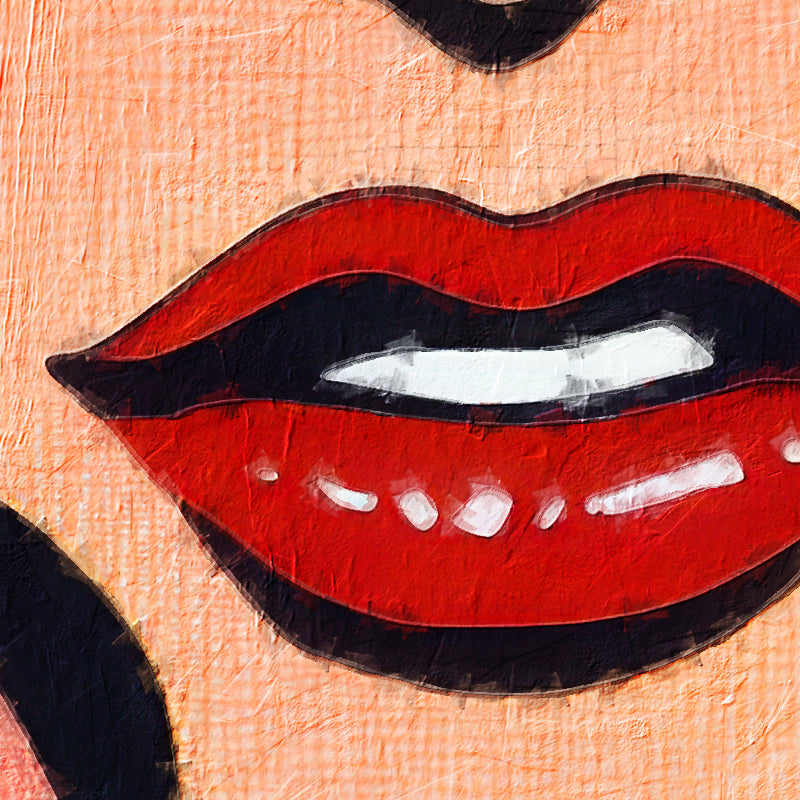 Pop-Art-Frau Comic