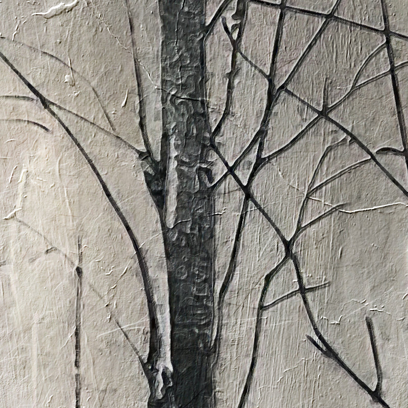 Landschap in zwart wit