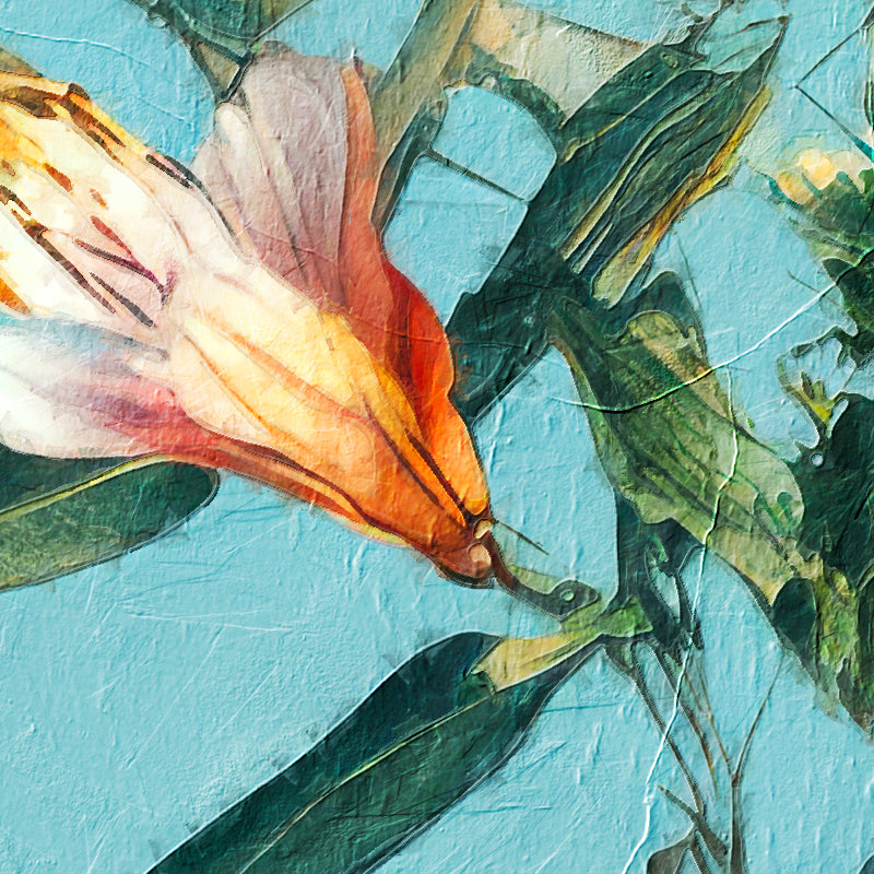Vrouw met bloemen in het haar II