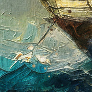 Zeilboot schilderij