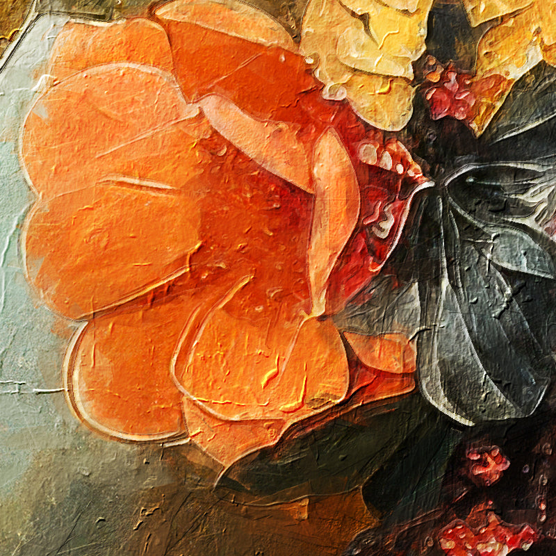 Abstract met bloemen II
