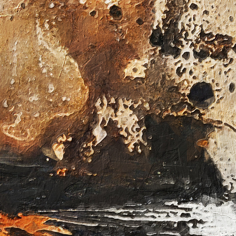 Abstrakt in Erdtönen
