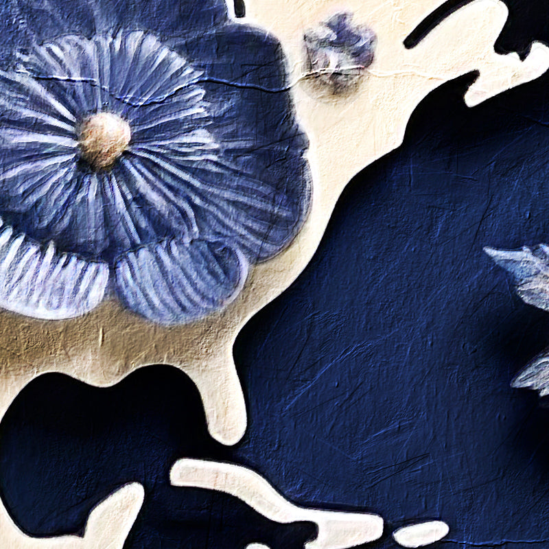 Karte - Welt - Delfter Blau
