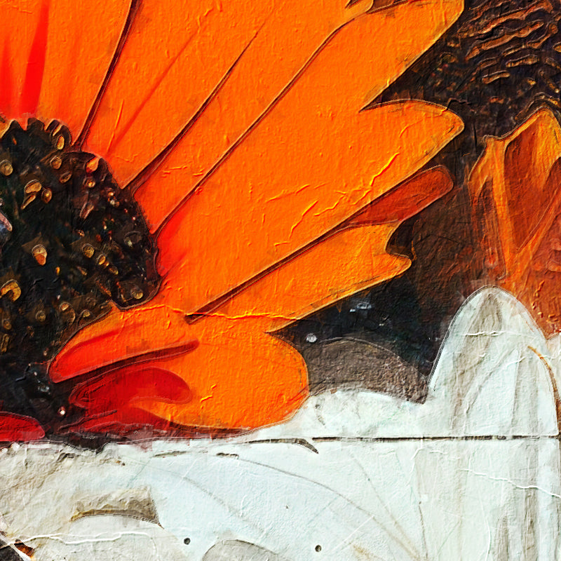 Vrouwelijk portret met bloemen