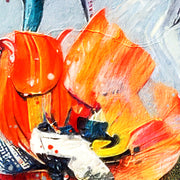 Bloemen kunst abstract