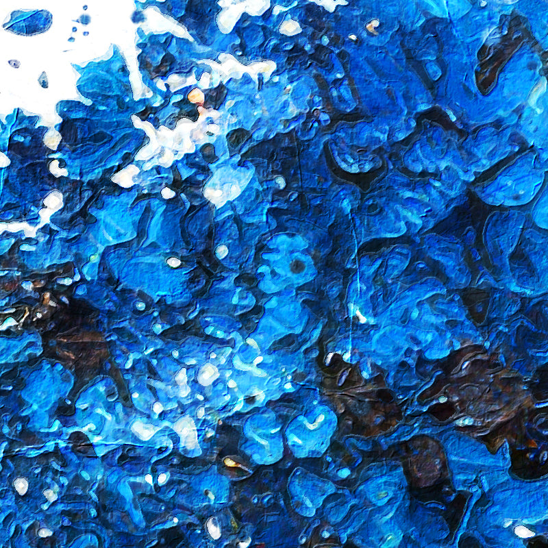 Gemälde blauer Baum