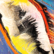 Bunte Zebra-Kunst