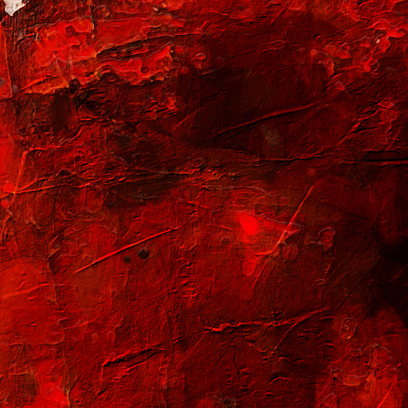 Abstraktes Gemälde Rot