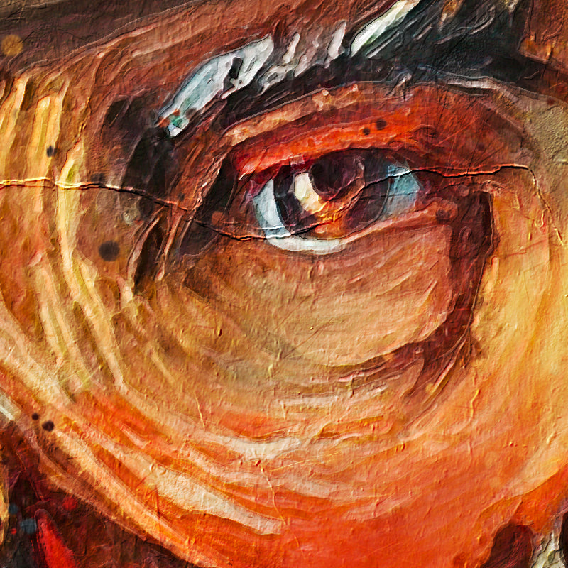 De boer schilderij van Vincent van Gogh
