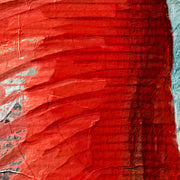 Abstract vliegende Flamingo