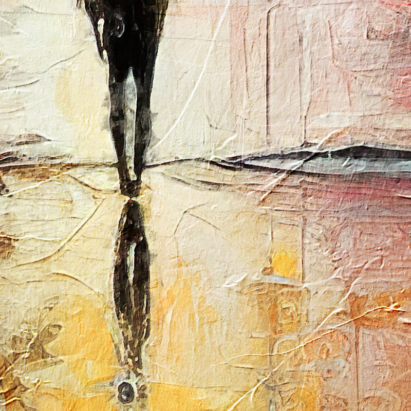 Mensch in Abstrakt
