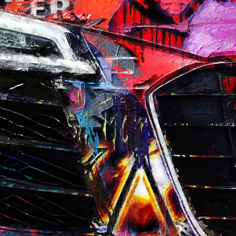 Audi R8 schilderij