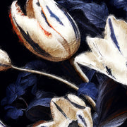 Bloemen in delf blauw stijl