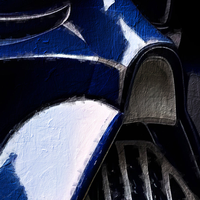 Star Wars Darth Vader im Delfter Blau-Stil II