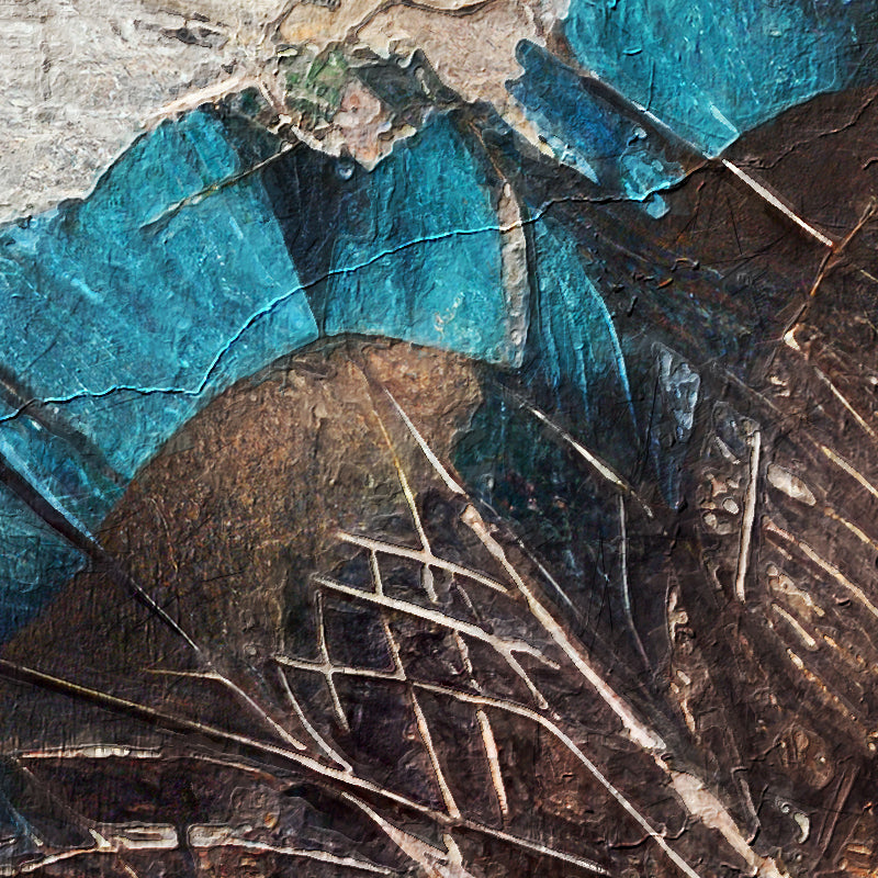 Pfau mit Weibchen