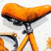 Oranje fiets