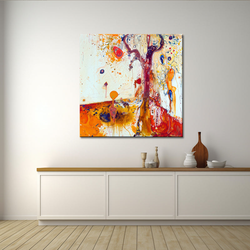 Farbenfrohe abstrakte Kunst