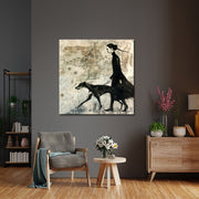 Vrouw met een hond