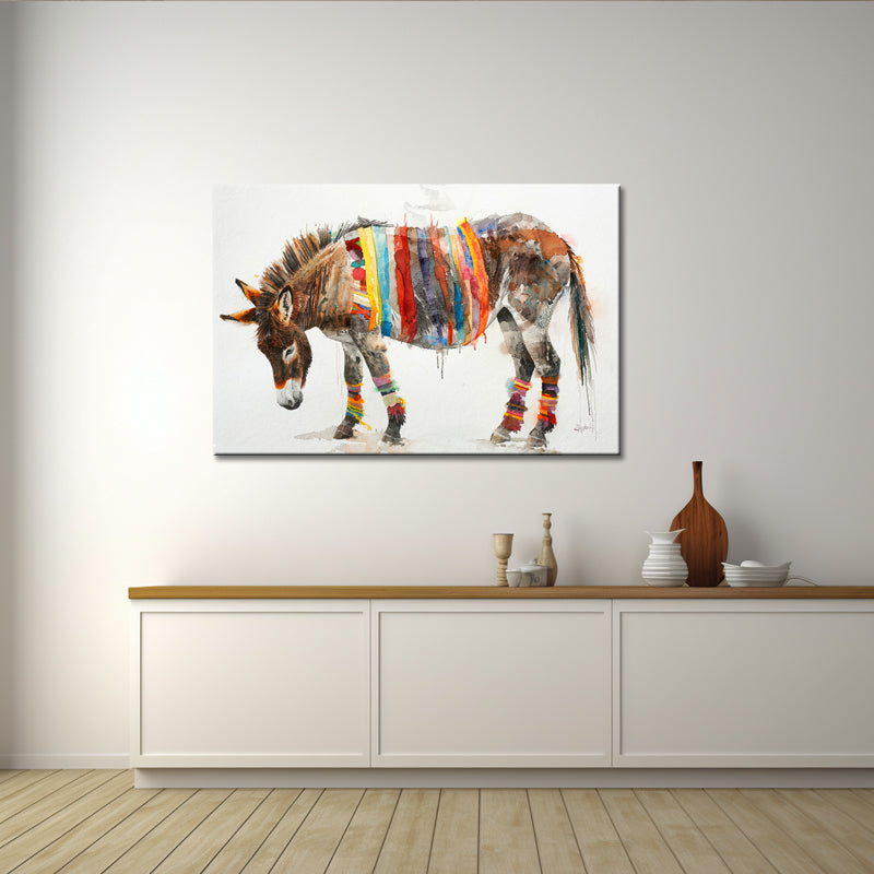 Schilderij Ezel