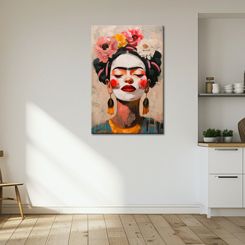 Porträt Frida Kahlo Kunst