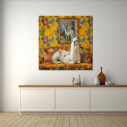 Lama in Vintage art