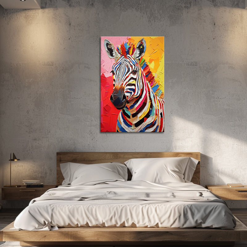 Buntes Zebra