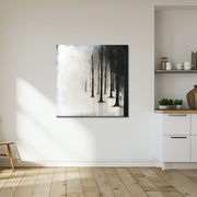 Landschap in zwart wit