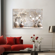 Bloemen en vaas
