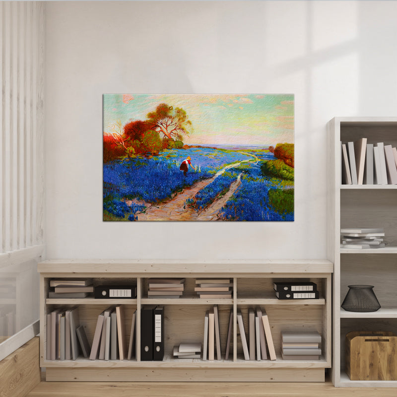 Bluebonnet Scène met een meisje - Julian Onderdonk