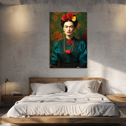 Frida Kahlo met de bloem